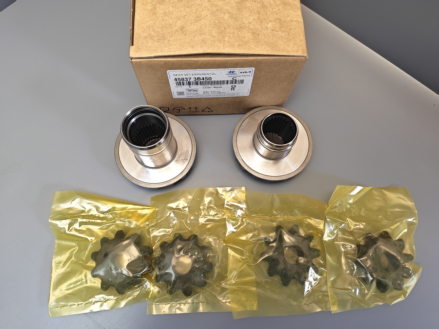 Комплект шестерен дифференциала 45837-3B450 HYUNDAI/KIA  0